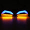 4Pcs 12V Motorcycle Blue LED Turn Signal Indicator Lights For Kawasaki/Yamaha/BMW/Honda/KTM