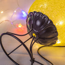 LED Linen Rattan Ball Desk Lamp USB Creative Romantic Night Light with Switch Button