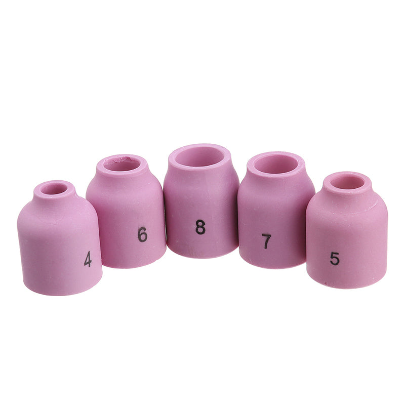 13pcs TIG Welding Torch Accessories Nozzle Stubby Collet Gas Lens Kit For Torch 17/18/26