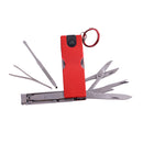 LAOTIE Folding Nail Clippers Scissors Outdoor Portable Multifunctional Tools Beauty Tool with LED Light and Key Ring