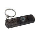 IPRee 4 In 1 EDC Multifunctional LED Compass Whistle Mini Keychain Emergency Survival Kit