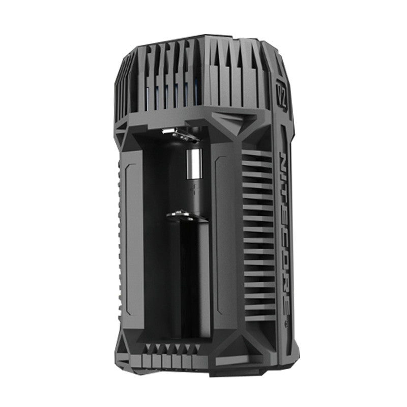 Nitecore V2 6A USB Output In-Car Speedy Smart Battery Charger with 12V Adapter 2Slots 18650 26650 AA