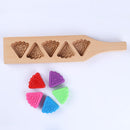 Wood Mooncake Baking Mould Cookies Mold 3D Flower Fondant Mooncake Mid-autumn Festival Baking Accessories