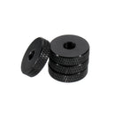 10Pcs M6 Manual Knurled Thumb Aluminum Alloy Screw Nut Spacer Flat Washer