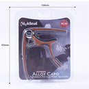 Guitar Capo Wood Grain Metal for Guitar Ukulele Tuning Beginners