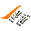 10Pcs Car LED Interior Light Bulb Kits for VW MK4 Golf GTI Jetta 1999-2005