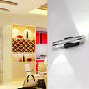 6W LED Wall Lamp Light with Remote Controller Rotatable Hallway Spotlight Bedroom Home Decor