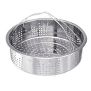 Kitchen Steamer Basket + Egg Steamer Rack Divider Accessories for Instant Pot