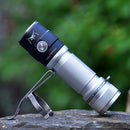 Amutorch AX2 XPL HD 1100Lumens Stepless Dimming Integration Campact EDC 1860 LED Flashlight