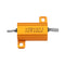 RX24 10W 10R 10RJ Metal Aluminum Case High Power Resistor Golden Metal Shell Case Heatsink Resistance Resistor