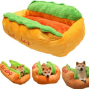 Hot Dog Shape Pet Mattress Puppy Cat Soft And Dirty Pet Bed S L Size
