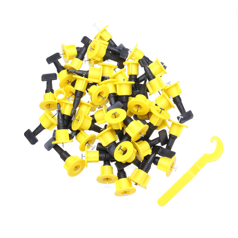 51Pcs Plastic Ceramic Leveler Tools T Leveling System Kit For Tiles