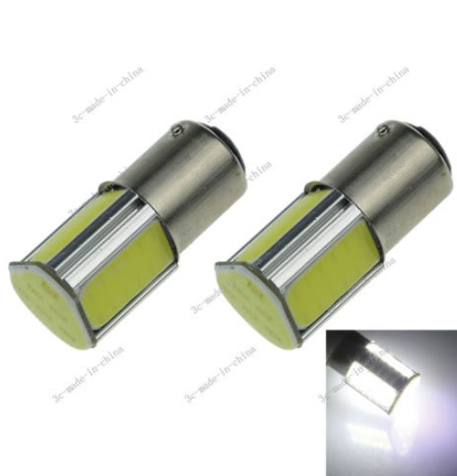 5w 1157 COB Turn Light Backup Lights 500lm 350ma White 12V Single 6500-7000K
