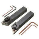 2pcs MTJN 16x100mm Lathe External Turning Tool Holder For TNMG1604 Inserts
