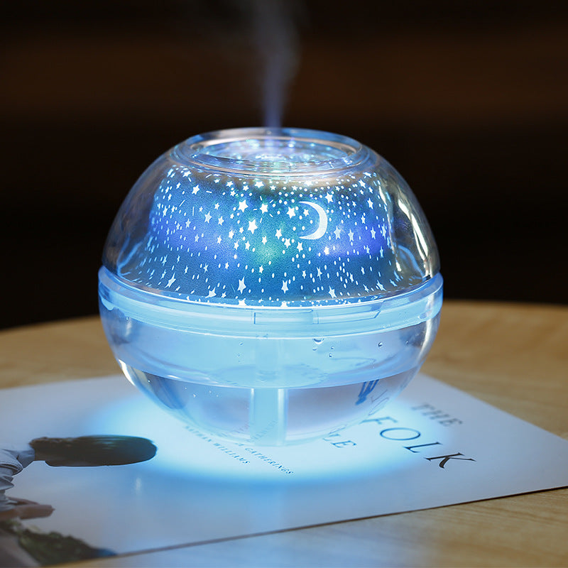5V 5W LED Ultrasonic Essential Oil Humidifier Diffuser Mist Aromatherapy Air Purifier 500ML