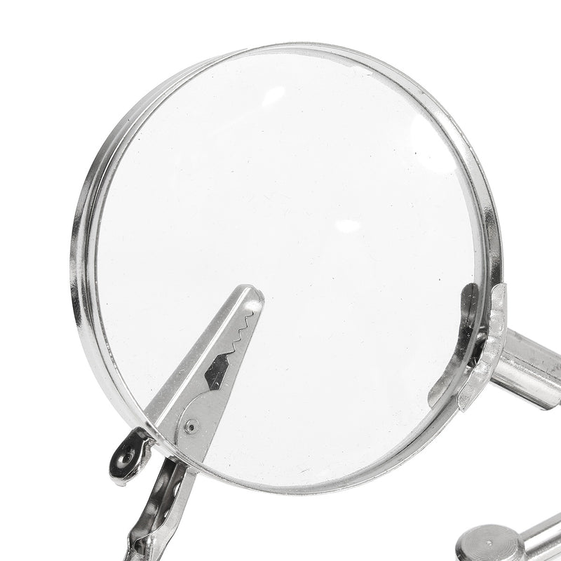 60w Soldering Iron Tips Tool Kit Stand Sponge Desolder Pump Solder Wire Magnifier AU