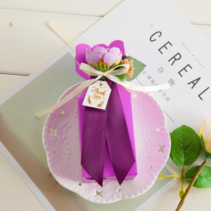 Creative Wedding Party Supplies Vase Candy Box European Wedding Favors Gifts Case