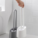 Toilet Brush Magnetic Cleaning Brush PP Plastic Bathroom Home Long Handle Type