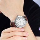 SINOBI 9813 Fashion Big Number Luminous Display Men Business Style Quartz Watch