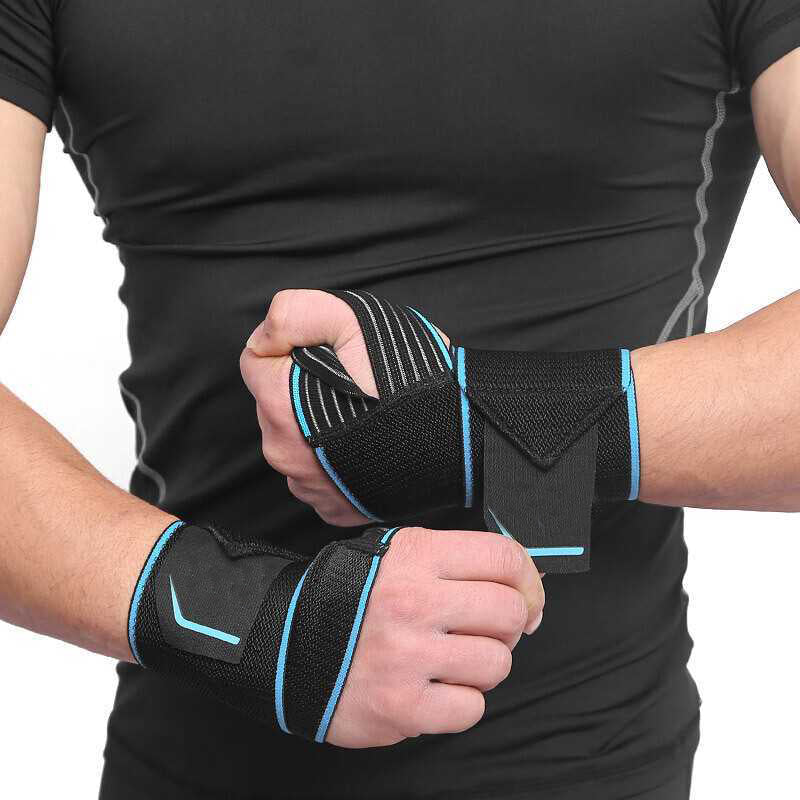 1Pcs Wrist Support Hand Bandage Wristband Weightlifting Bracers Sports Fitness Training Protector