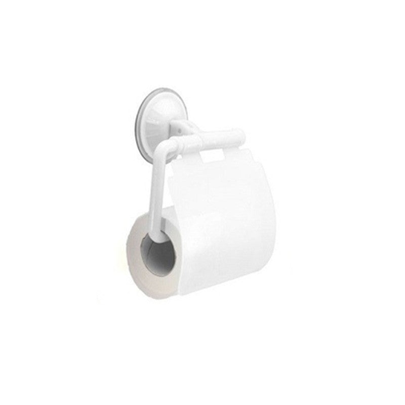 Toilet Paper Holder Suction Cup Tissue Roll Stand Bathroom Rack