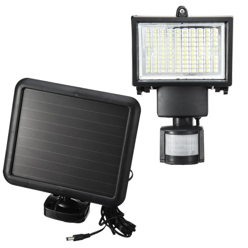 100 LED Floodlight Solar Powered Infrared Motion Sensor Security Light Solar Garden Light