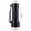 Aluminum Alloy 21LED UV Ultra Violet Mini Blacklight Flashlight Torch Light Lamp Outdoor