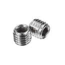 Suleve MXSH1 200Pcs Stainless Steel Set Grub Screw Allen Hex Socket Cup Point Assortment M3/M4/M5