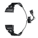 KALOAD 21x7x2cm Stainless Steel Smart Watch Band Straps Replacement for Fitbit Charge 3