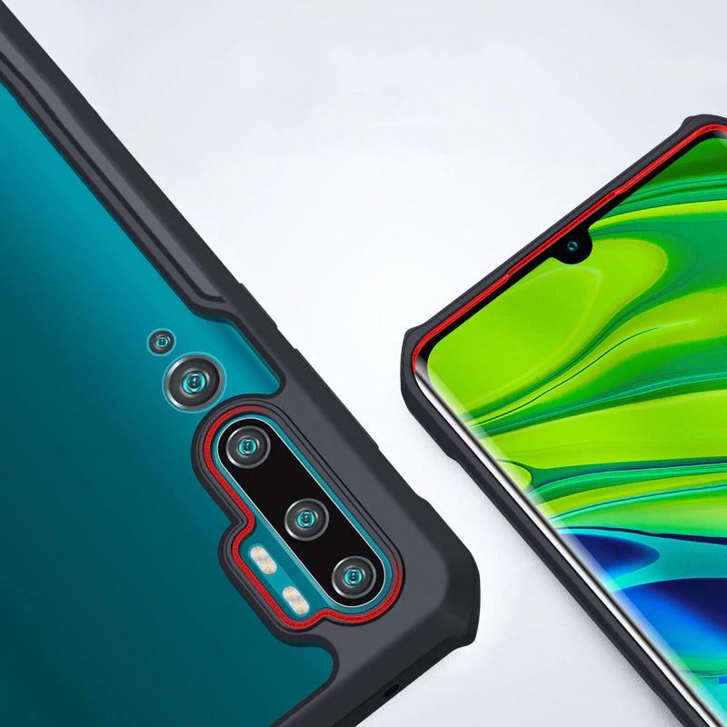 Bakeey Armor Bumper Edge Transparent Acrylic + Soft TPU Edge Protective Case for Xiaomi Mi Note 10 / Xiaomi Mi Note 10 Pro / Xiaomi CC9 Pro