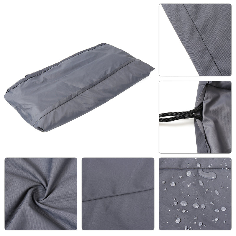 200x200x25cm Hot Tub Spa Cover Cap Guard Waterproof Silver Jacket Bag Protector
