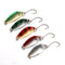 ZANLURE 5PCS 3G 30CM Spinner Spoon Fishing Lure Metal Lures Colorful Hard Baits