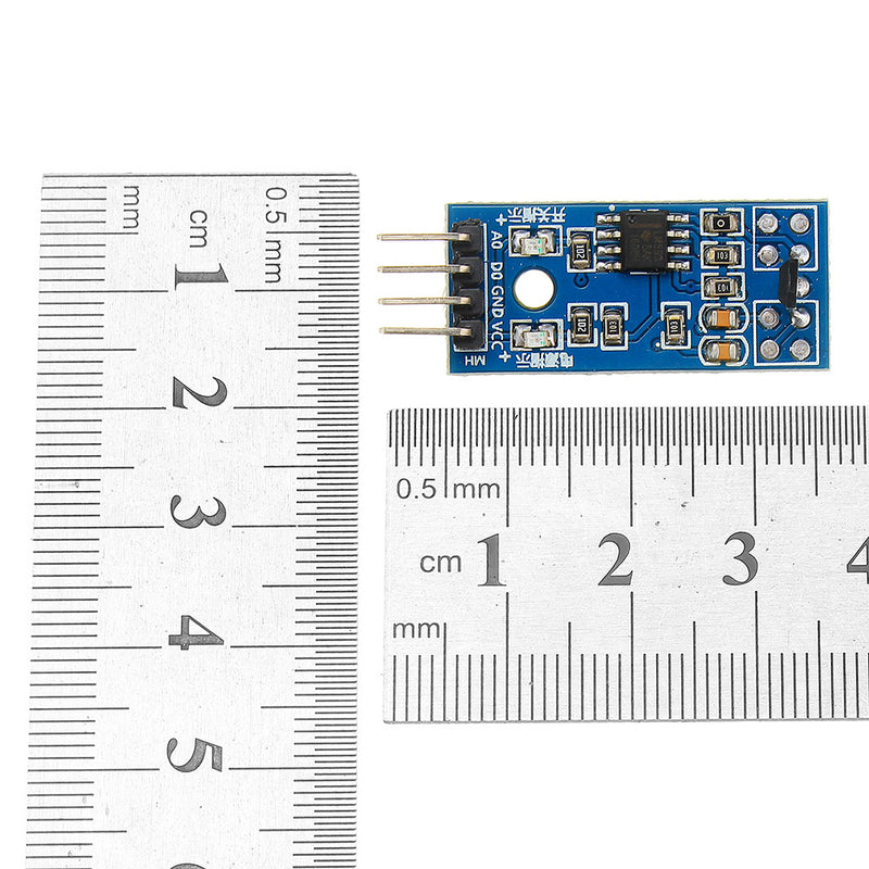 3pcs LM393 DC 5V/3.3V Hall Sensing Probe Hall Switch Sensor Module Motor Speed Test Magnetic Detect Car