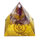 Himalayas Stone Orgone Pyramid Energy Generator Tower Home Reiki Healing Crystal Room Decorations
