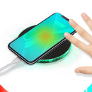 Bakeey 10W LED Light Fast Charging Wireless Charger For iPhone 8 Plus XS 11Pro Huawei P30 Mate 30 5G Xiaomi 9Pro S10+ Note 10 5G