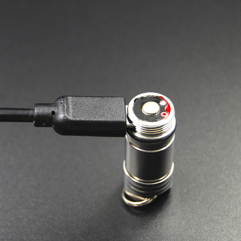 SHUOLIDE T7 XPG2 R5 80Lumens USB Rechargeable Portable Mini Focusing LED Keychain Flashlight 10180