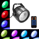 ARILUX AC90-240V 10W RGB UV LED Stage Light Remote Control Sound-activated Par Lamp for Christmas