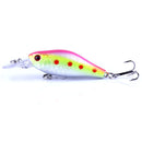 ZANLURE 10pcs/ Lot Rattles Wobbler Crankbaits Fishing Lures Hooks Bass Tackle 7cm/8g