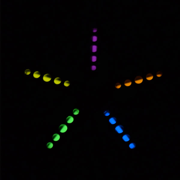 TITANER Titanium Alloy Self Luminous EDC Tritium Key Pendant Knife Pendant DIY Gas Tube Tritium Gadgets EDC Tools
