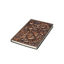 Vintage 3D Embossed  Sunflower Travel Diary Notebook Journal Leather Notepad
