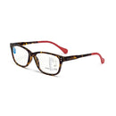 Near Far Dual Use Presbyopic Glasses Tortoiseshell Red Leg for Men and Women with Anti blue light Comfortable Resin Presbyopic Glasses Reading Glasses  Multi Focus Intelligent High Grade Portable