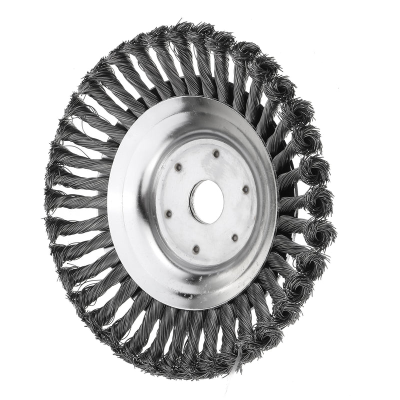 20cm Weed Trimmer Head Lawn Mower Sharpener 8 Inch Grass Weeder Lawnmower Steel Brush Head