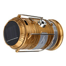 Portable Rotate Zoom Lantern Camping Tent LED Solar USB Rechargeable Flashlight Torch