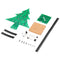 DIY LED Flash Kit Colorful Light Patch Stereo Christmas Tree with Music Electronic Learning Kit