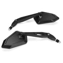Motorcycle Rearview Mirrors Pair For Yamaha Honda Suzuki Kawasaki BMW KTM