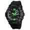 SKMEI 1529 5ATM Waterproof Luminous 3 Time Multi-Function Back Light Dual Display Men Watch Digital Watch