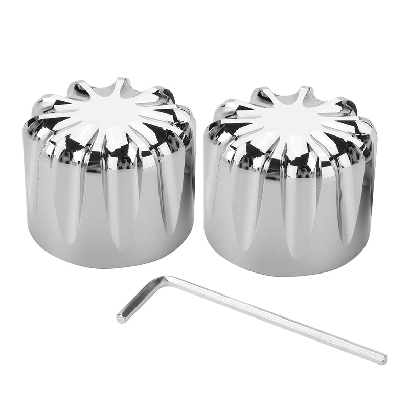 CNC Front Axle Nut Bolt Cover For Harley Touring Softail FLHT CVO