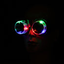 LED Flashing Windproof Glasses Light Up Glowing Eyewear Cool Adults Kids Party Goggles