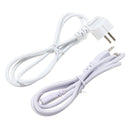 1.2M US/EU Plug 3 Prong AC Power Cord Cable For T8/T5 Integrated LED Tube Light Bulb