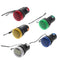 10pcs 22mm AC 50-380V Thermometer Indicator Red Light LED Digital Display Temperature Measuring Induction Ranging -20-199